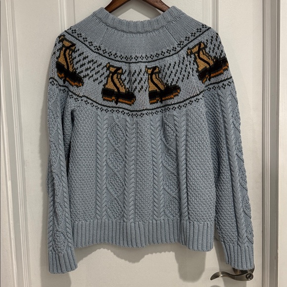 SOLD L.L. Bean Signature Fisherman Crewneck Sweater NWT - Picture 4 of 5